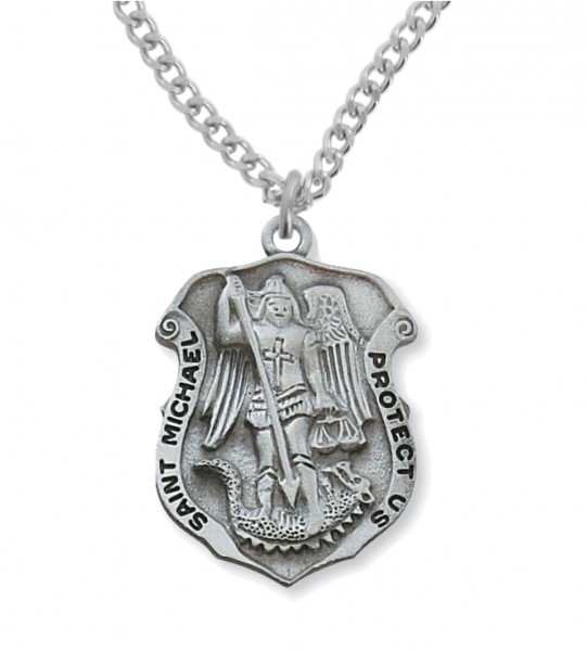 St. Michael Medal Pewter - Pewter