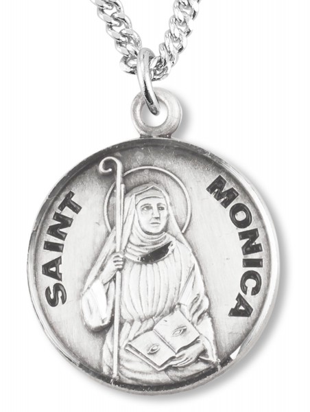 St. Monica Medal - Sterling Silver