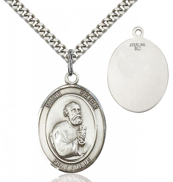 St. Peter Medal - Sterling Silver