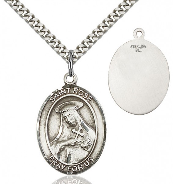 St. Rose of Lima Medal - Sterling Silver