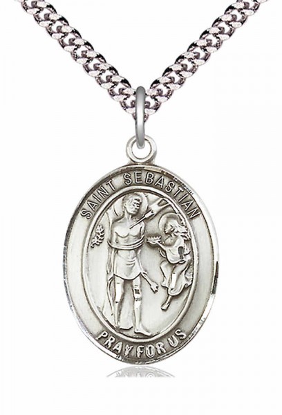 St. Sebastian Medal - Pewter