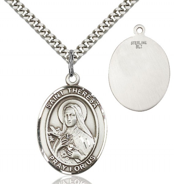 St. Theresa Medal - Sterling Silver