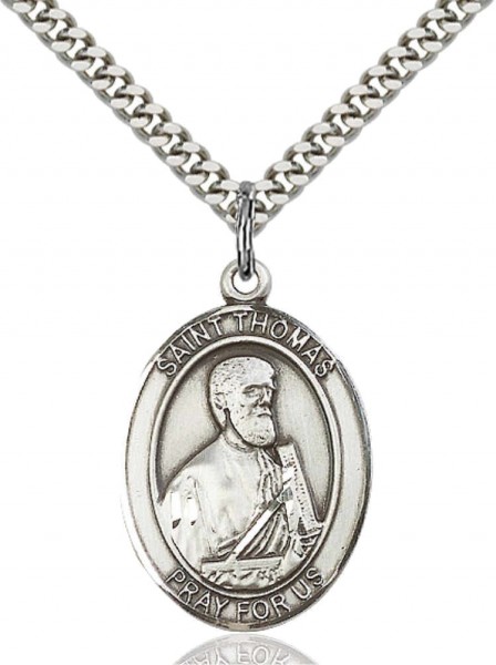 Saint Thomas the Apostle Medal - Pewter