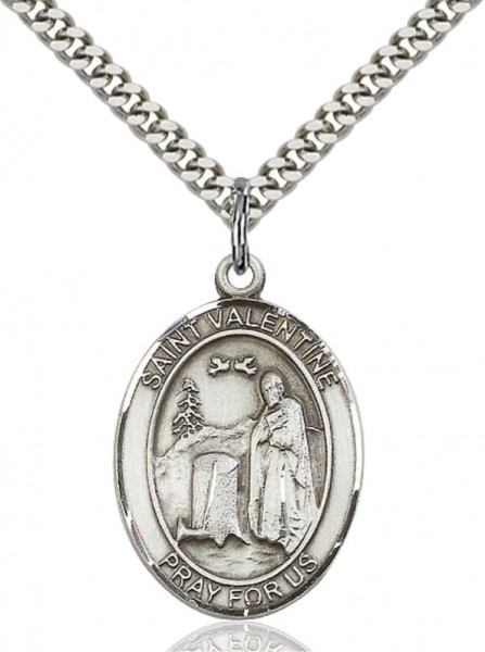 St. Valentine of Rome Medal - Pewter