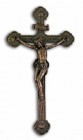 Bronzed Resin Wall Crucifix - 20 Inches