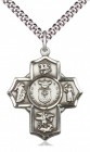 Five Way Cross Air Force Necklace