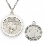 Football Sports Medal 3/4 inch with Chain