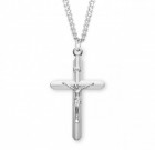 Men's Classic Crucifix Pendant Sterling Silver