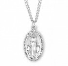 Men's Traditional Miraculous Medal Necklace