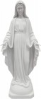 Our Lady of Grace Statue White Marble Composite - 23.5 inch