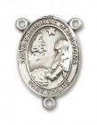 St. Catherine of Bologna Rosary Centerpiece Sterling Silver or Pewter