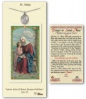 St. Anne Medal in Pewter with Prayer Card