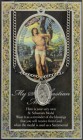 St. Sebastian Medal in Pewter with Bi-Fold Prayer Card