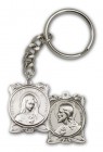 Immaculate Heart of Mary and Sacred Heart of Jesus Keychain