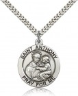 Round Saint Anthony Medal - Quarter Size