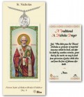 St. Nicholas Medal in Pewter with Prayer Card