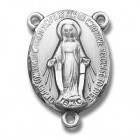 Sterling Silver Miraculous Rosary Centerpiece
