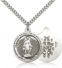 Rays of Light Miraculous Medal Necklace