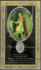 St. Philomena Medal in Pewter with Bi-Fold Prayer Card