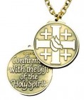 Cross and Dove Confirmation Pendant