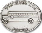 God Bless This Bus Driver Visor Clip
