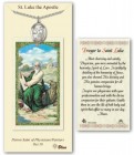 St. Luke the Apostle Medal in Pewter with Prayer Card