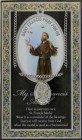 St. Francis Medal in Pewter with Bi-fold Prayer Card