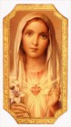 Immaculate Heart of Mary Plaque 9 Inches