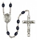 Men's St. Michael the Archangel Silver Plated Rosary