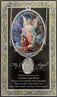 Guardian Angel Medal in Pewter with Bi-Fold Prayer Card