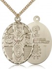 Men's Large 5-Way Holy Spirit Medal