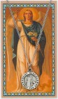 Round St. Gabriel The Archangel Medal with Prayer Card