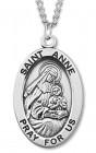 St. Anne Medal Sterling Silver