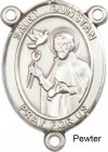 St. Dunstan Rosary Centerpiece Sterling Silver or Pewter