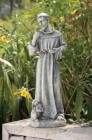 St. Francis Garden Statue with Rabbit - 24"