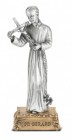 Saint Gerard Pewter Statue 4 Inch