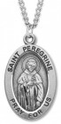 St. Peregrine Medal Sterling Silver