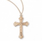 Women's Fancy Tip Crucifix Necklace