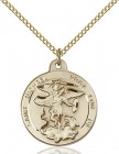Women's Round St. Michael the Archangel Medal
