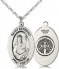 Women's St. Benedict of Monks Necklace