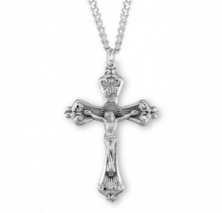 Baroque Style Men's Crucifix Necklace [HMM3295]