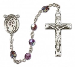 Blessed Caroline Gerhardinger Sterling Silver Heirloom Rosary Squared Crucifix [RBEN0001]