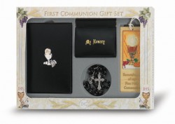 Boy's 6 Piece Chalice Deluxe Communion Gift Set [HC5289]
