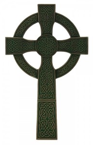 Celtic Cross, Bronzed Resin - 8 inch [GSS079]