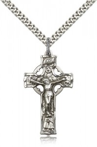 Men's Traditional Celtic Crucifix Pendant [BM0091]