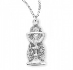 Chalice Figure with Sacred Heart of Jesus Necklace [HMM3368]