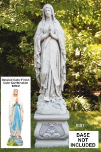 Church Size Our Lady of Lourdes Statue 60 [MSA3027]
