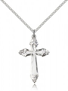 Cross Necklace with Layered Tips [BM0141]