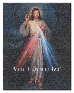 Divine Mercy 8x10 Stretched Canvas Print [HFA4742]