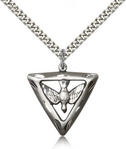 Women's Holy Spirit Triangle Pendant [BM0378]